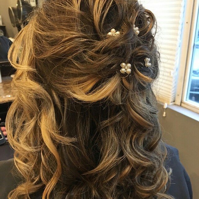 recreations salon prom hair